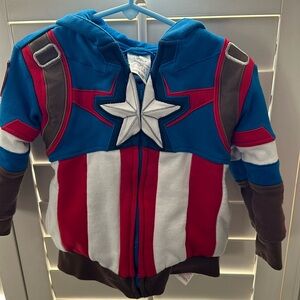 Marvel Avengers Captain America Zip Up Jacket Toddler